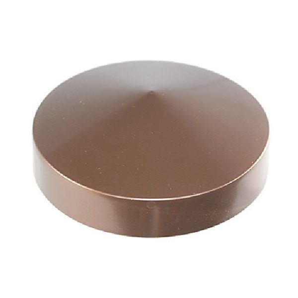 Couvre poteau rond diamètre 140 couleur cuivre – Lot de 10