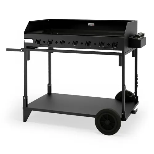 Plancha gaz avec chariot Exception Pakita 4105 Le Marquier - H 105 cm