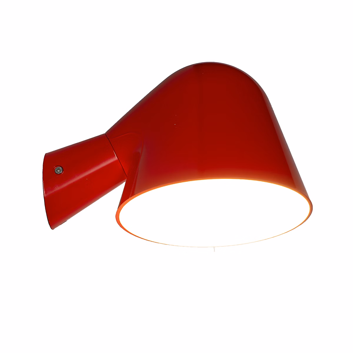Applique Murale Design Moderne Rouge Abat | jour Conique – 1xE14 max 10W