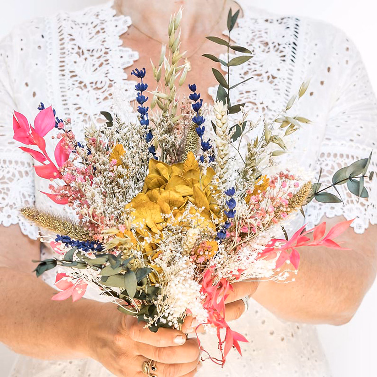 Objet décoratif – Bouquet de fleurs séchées S MARIE