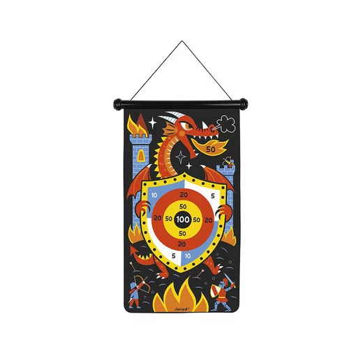 Jeu de fléchettes magnétiques Janod Dragon - 4-8 ans