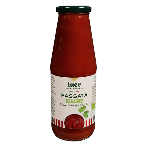 Sauce tomate Passata basilic bio Luce - 700 g