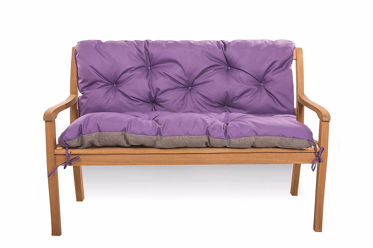 Coussin pour banc de jardin 150 × 50 × 50cm coussin de banc de jardin Violet coussin de balançoire coussin de banc extérieur