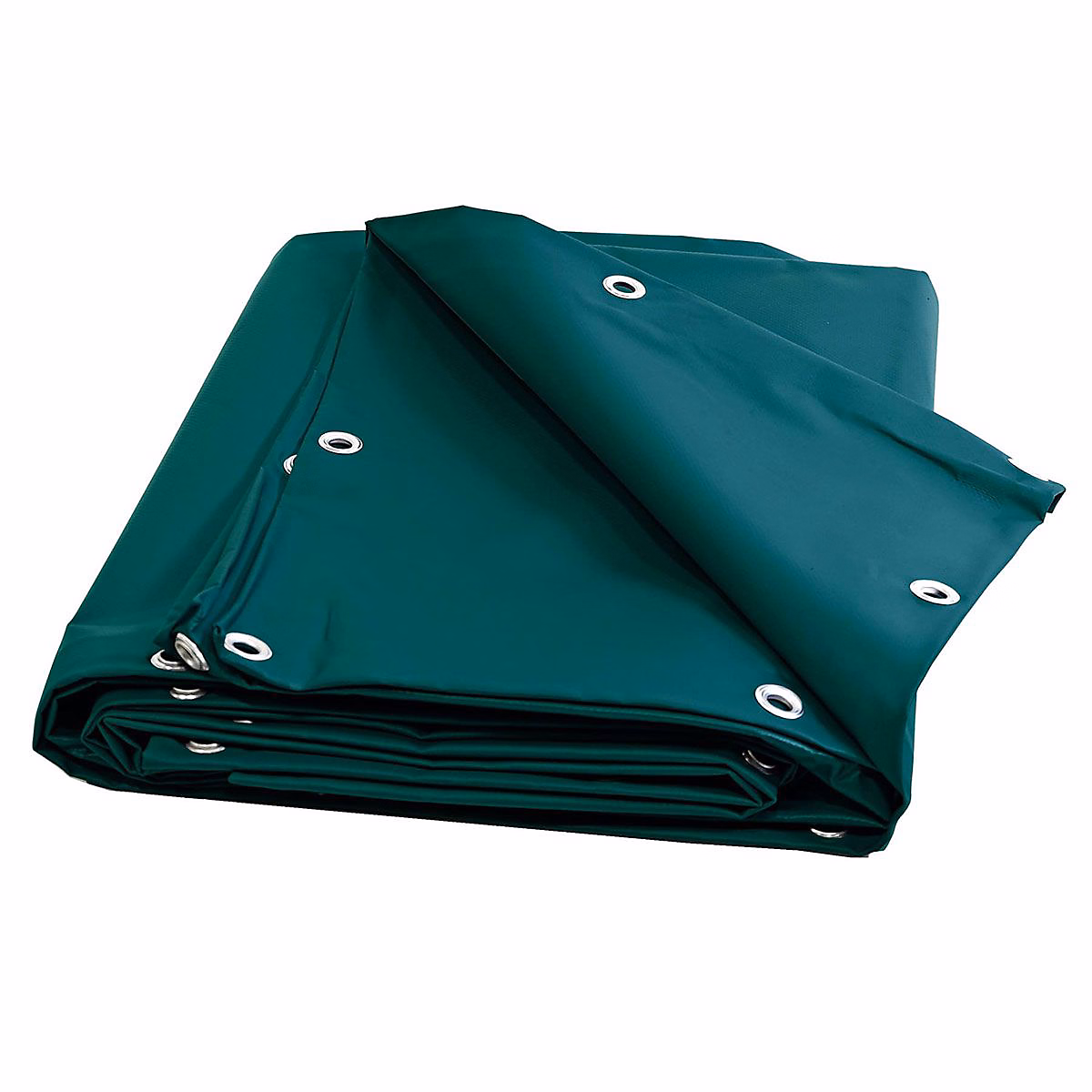 Bâche Bois 2 × 3 m Verte – Garantie 10 ans TECPLAST | XP640BO | Bâche de protection étanche pour Bois de chauffage | Made in France