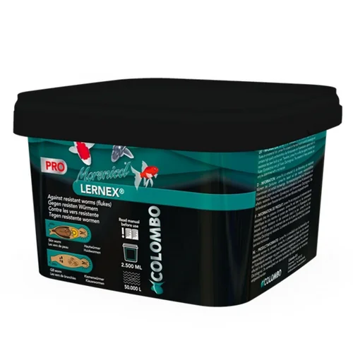 Traitement poissons de bassin, effet rapide, COLOMBO BASSIN Morenicol Lernex Pro - 2,5L/50.000L