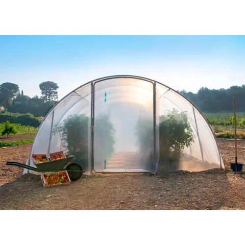 Serre de jardin en plastique transparente 18m² - 3 x 6 m