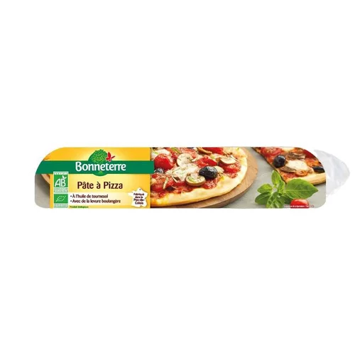 Pâte à pizza bio Bonneterre prête à dérouler – 260 g