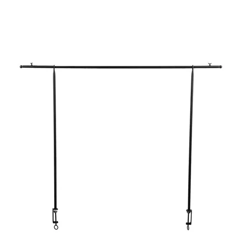 Barre de suspension en métal noir pour décoration de table 250x110 cm