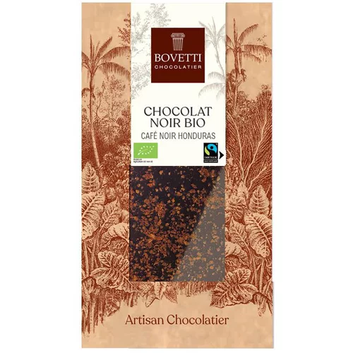 Chocolat noir bio au café du Honduras - 100 g