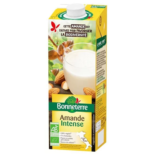 Boisson Amande intense bio Bonneterre - 1 L