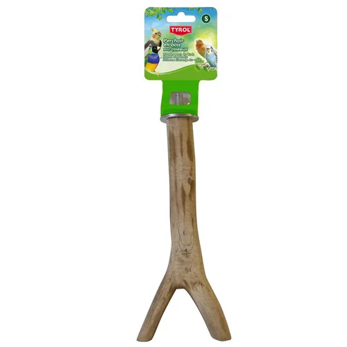 Perchoir branche en bois taille S 20 cm
