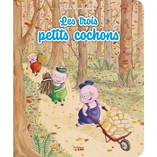 Les minicontes classiques “Les trois petits cochons” Editions Lito