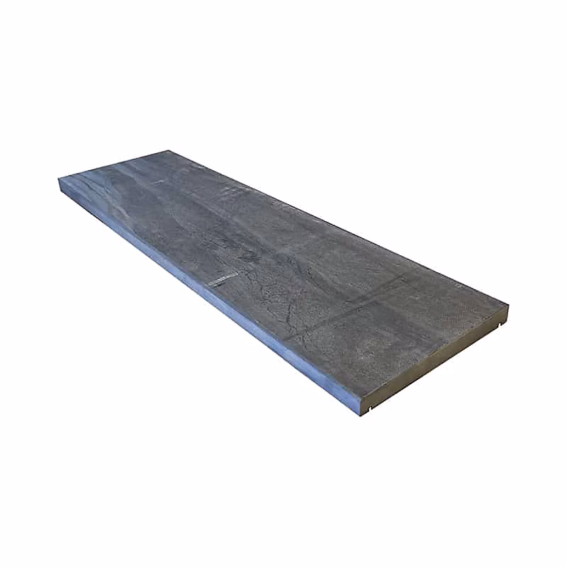 Couvre-mur Ardoise – scié, PIERRE ET PARQUET, 30 × 100 x ép. 3 cm, avec goutte d'eau