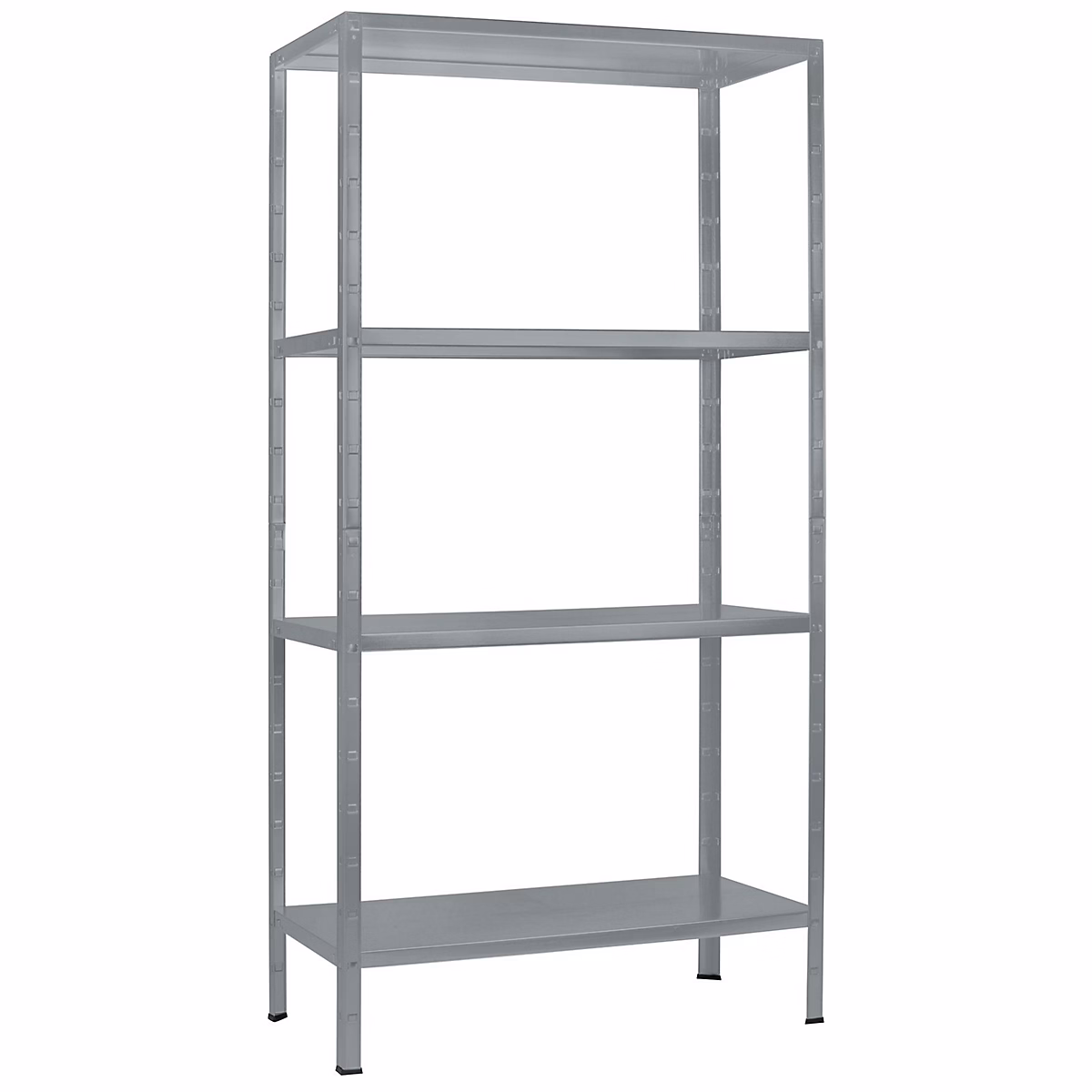 Rangement garage et cave – Étagère en métal gris Schulte Regalwelt Powermax H.190 x L.100 x P.40 cm