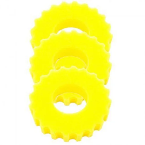 Mousses de filtration jaunes pour bassin SUNSUN BASSIN - modèle CPF 1500 - pack de 3