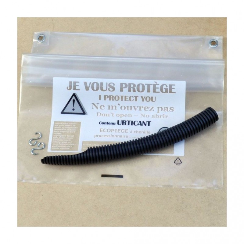 Descente + sac supplémentaire pour piège - sac transparent