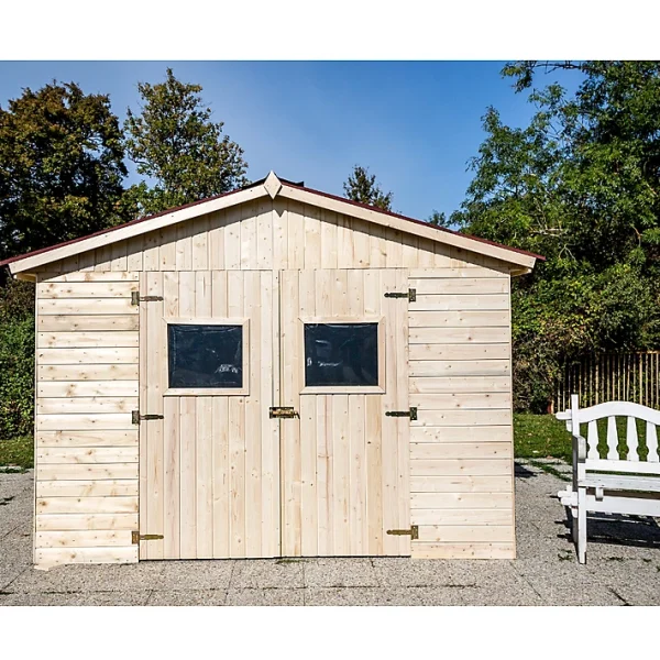 ABRI DE JARDIN EDEN A MONTAGE RAPIDE DIMENSION 3 × 4M