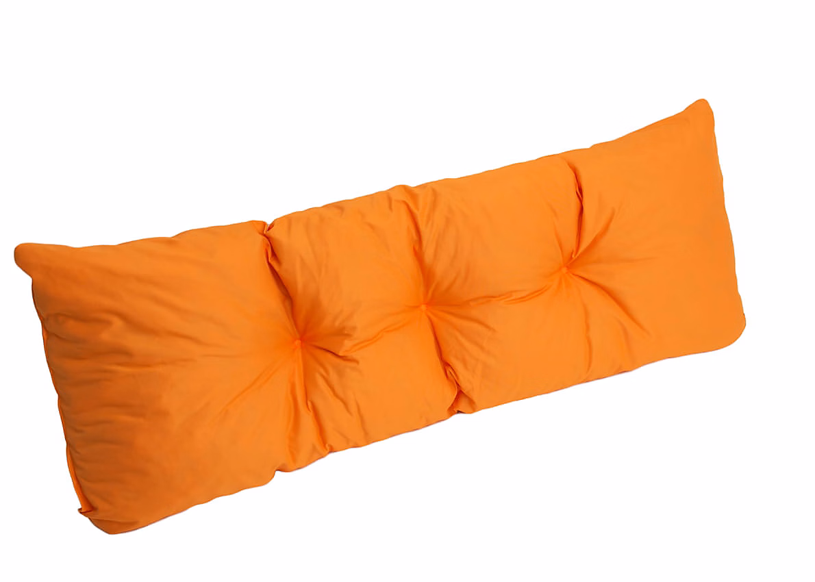 Coussin de palette 120 × 40cm coussin d'assise coussin de jardin confortable coussin de jardin Coussin de palette Orange