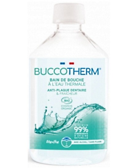 Buccotherm - Bain de bouche menthe thé vert à l'eau thermale - 300 ml