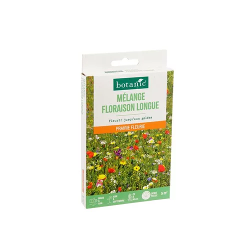 Mélange de graines à floraison longue botanic® - graines à semer (5 m²)