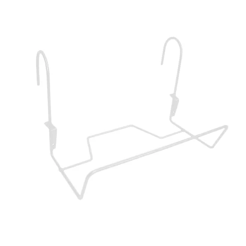 Support de jardinière blanc 35 cm
