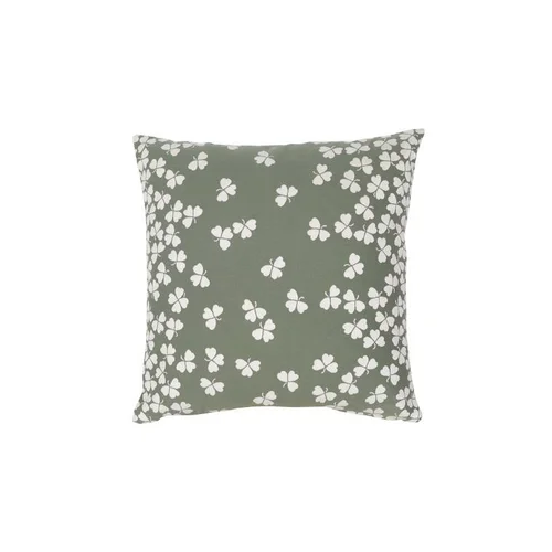 Coussin d’extérieur en tissu déperlant Fermob Trèfle vert cactus - 44 x 44 cm