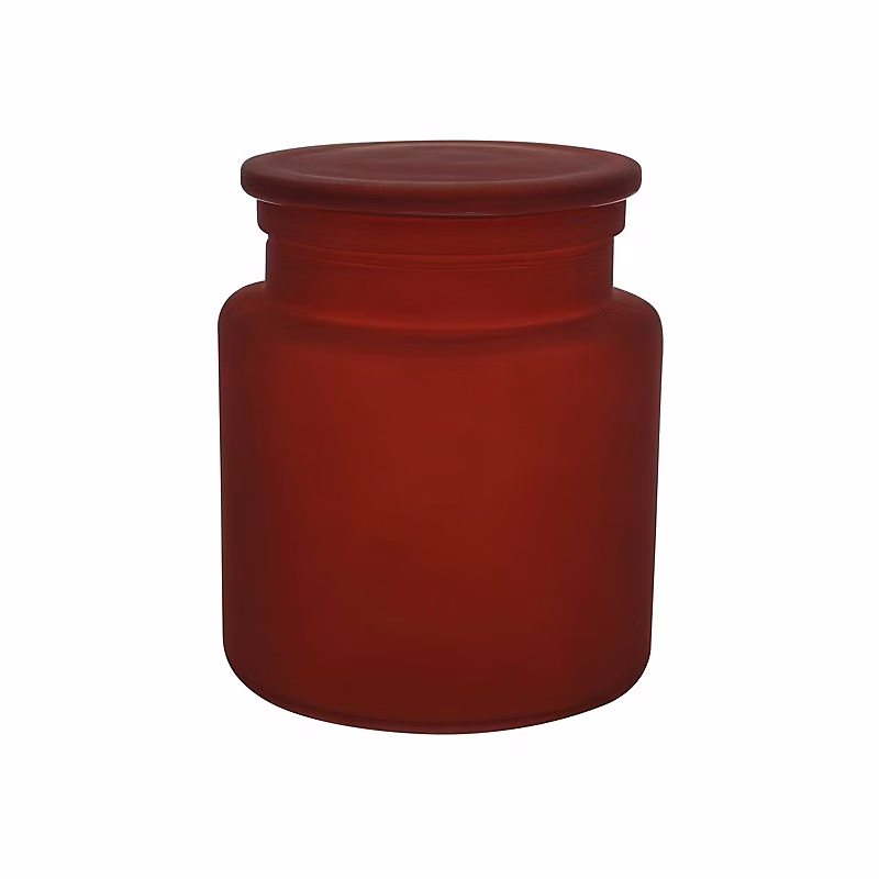 Boite à cotons Verre YOKO Misty Bordeaux Spirella – Réf. DYUDNQLYQ1089076616