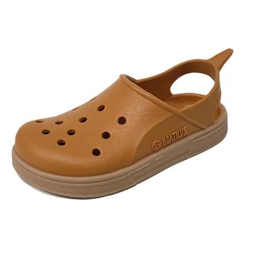 Sabot de jardin pour enfant Cloggy Boatilus coloris marron