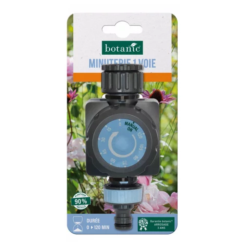 Minuterie d'arrosage 1 voie botanic® - Durée de fonctionnement 0 à 120 min