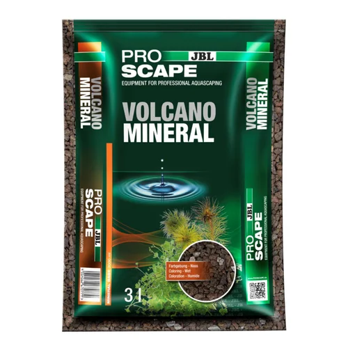 Sol de roche volcanique pour aquascaping coloris marron JBL Proscape Volcano Minéral Soil - 3 L