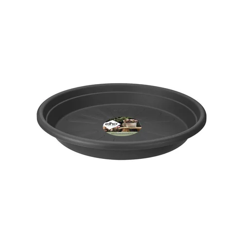 Soucoupe ronde couleur anthracite - Ø 15x2.3 cm