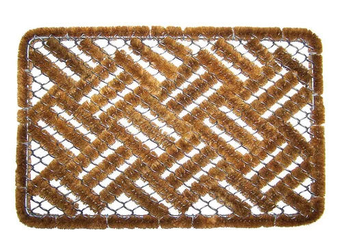 Grattoir extérieur en coco sur fil d’acier Sweetsol Teckland - 60 x 40 cm