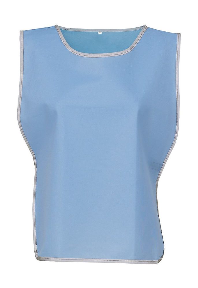 Chasuble de sécurité – réfléchissant, HVJ259, bleu ciel, taille:2XL/3XL