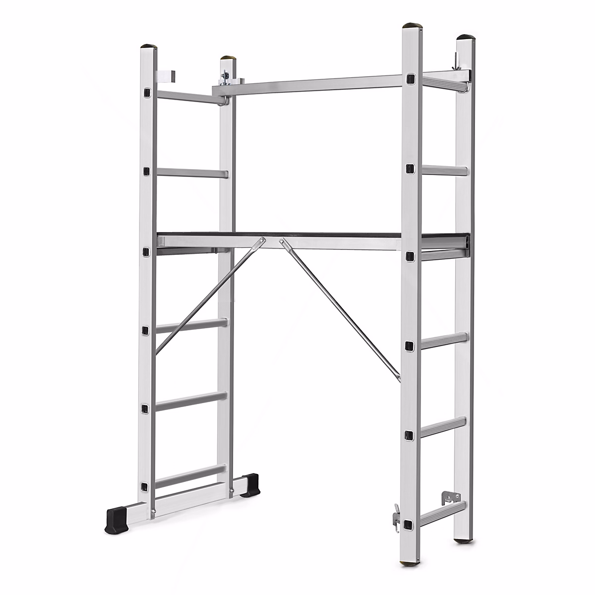 échelle 2 Plans Aluminium 3 – en | 1 Escabeau échafaudage 6 Marches