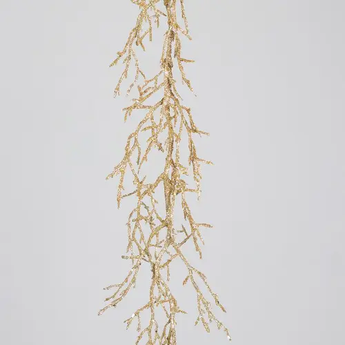 Guirlande de branches artificielles dorées - 120 cm