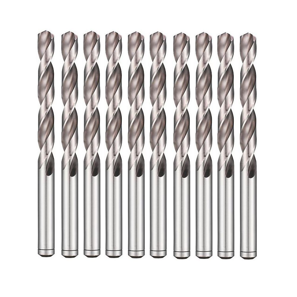 10 Forets Hélicoïdaux HSS DIN 338 RN | Pointe Fendue – Aciers 135 D. 5.2 x Lt. 86 x Lu. 52 x Q. 5.2 mm x Z2 – Diamwood