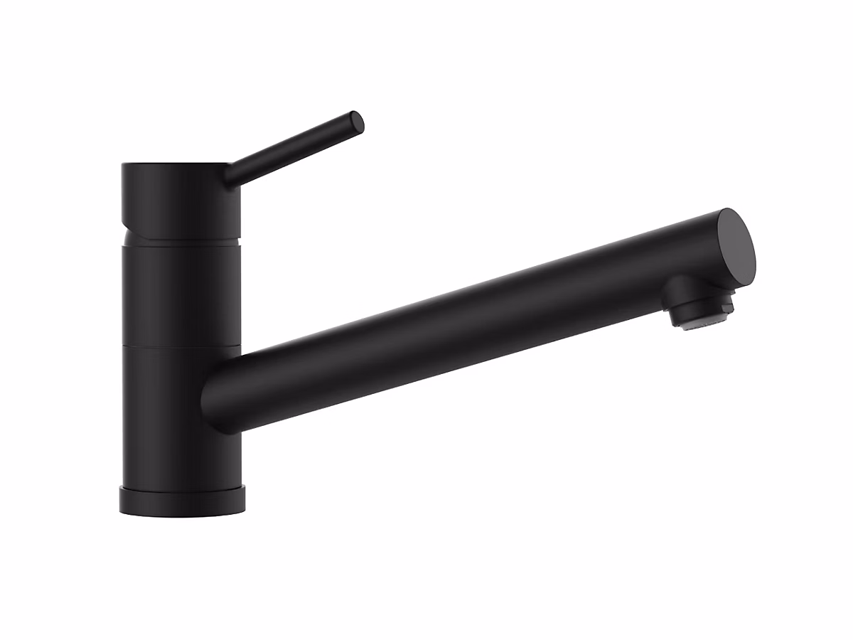 Evier et robinet de cuisine – Mitigeur de cuisine noir Essebagno Tubic