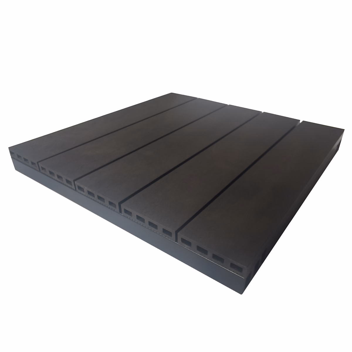 Dalle de terrasse composite anthracite 50 × 50 cm