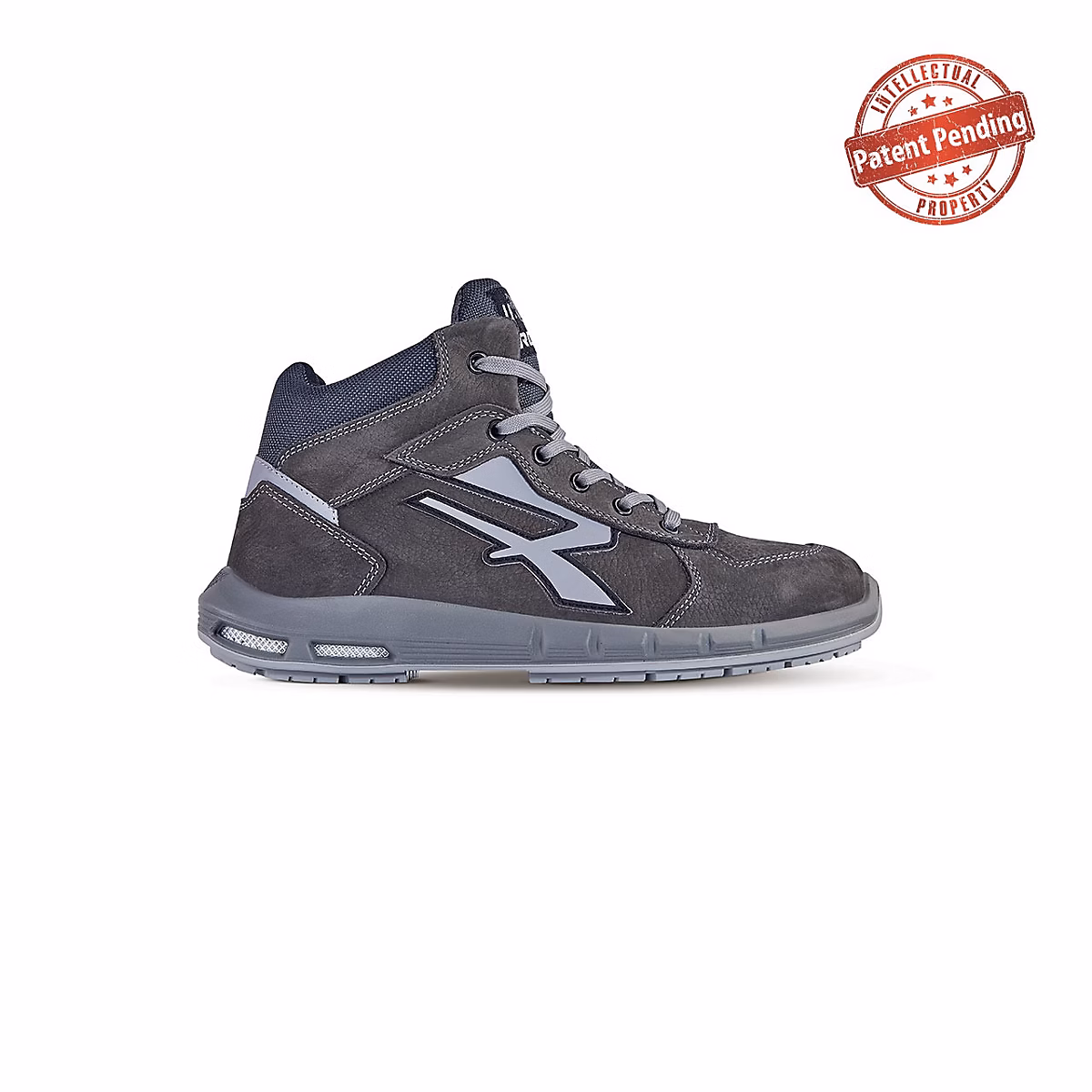 Chaussures de sécurité montantes MERAK PLUS S3 CI SRC ESD – RP10144, tige cuir nubuck, semelle PU/PU High Rebound