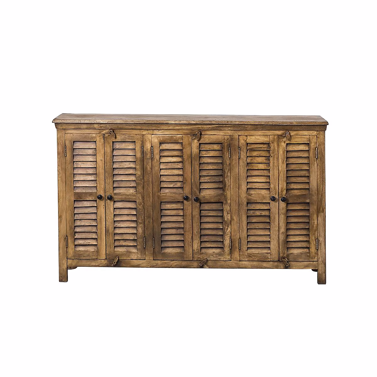 Meuble – Buffet en bois recyclé 6 portes Aubin