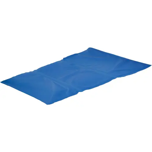 Tapis rafraîchissant pour chien forme rectangulaire coloris bleu Flamingo Frosty - 90 x 50 cm