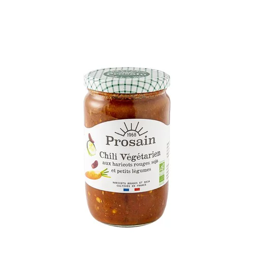 Chili recette végétarienne bio en bocal de 670 g