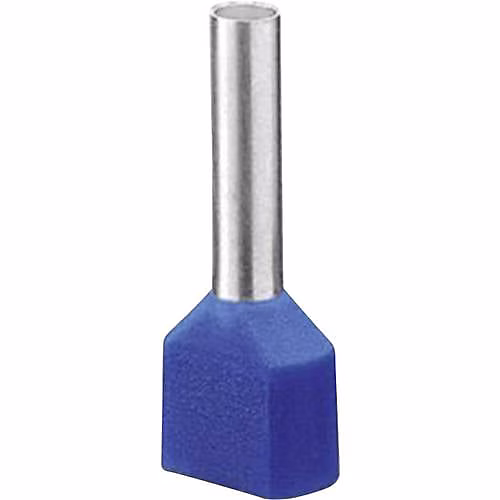 Embout double d'extrémité de câble AI – TWIN 2X16, 16, 31 mm, bleu, isolation PP