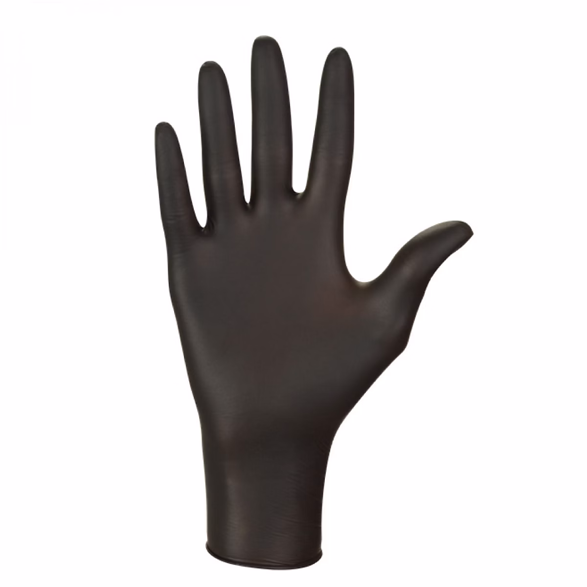 Boite de 100 gants en nitrile jetables – non poudrés, Taille S, Noir, Vivezen