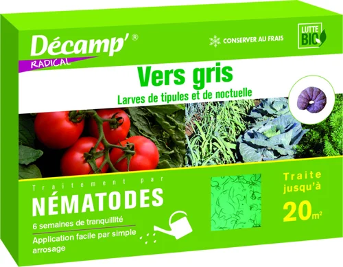 Nématodes contre vers gris 20 m2