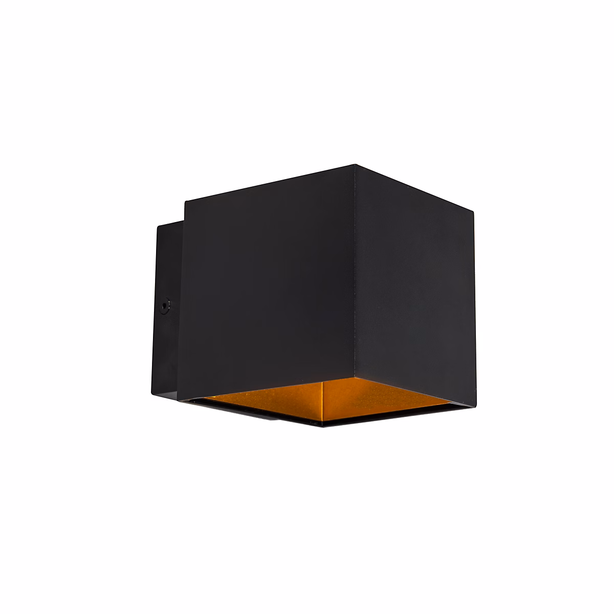 Applique murale design noir/or avec LED – Caja