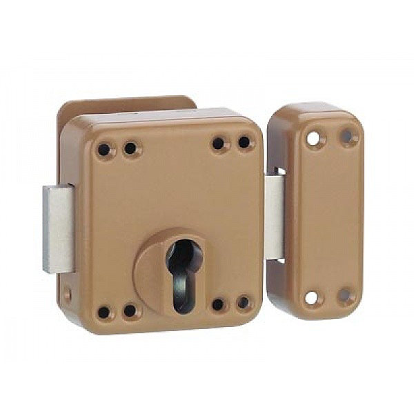 Verrou Rafale THIRARD 003039 – verrou cylindre profilé, coffre H94xL85 mm, gâche 37 mm, 3 clés