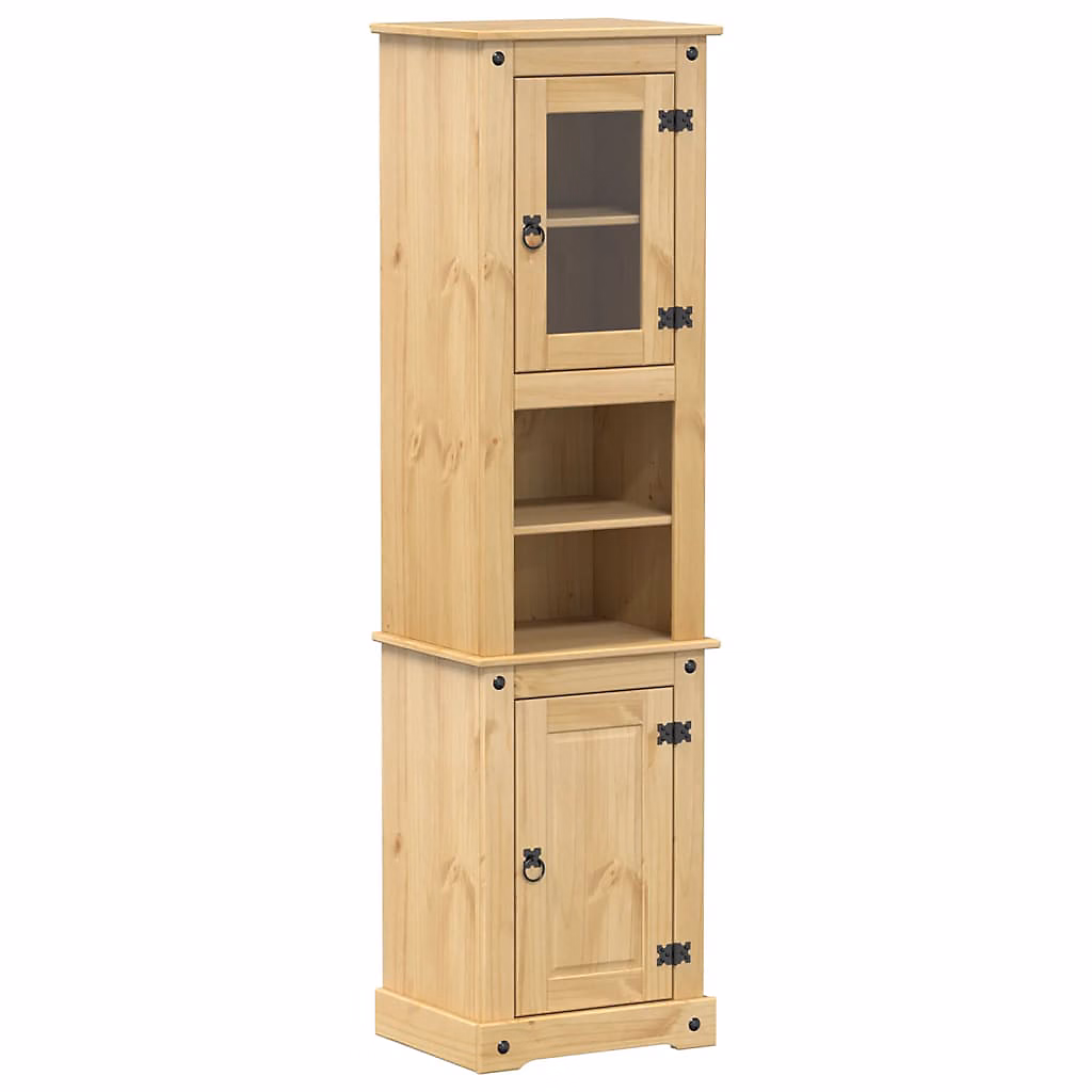 Armoire de salle de bain Corona 50 × 40 × 185 cm bois de pin massif vidaXL