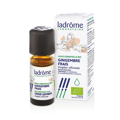 Huile essentielle bio de Gingembre Ladrôme - 10 ml