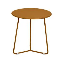 Table d'appoint Cocotte coloris marron en acier Fermob - Ø 34 x 36 cm